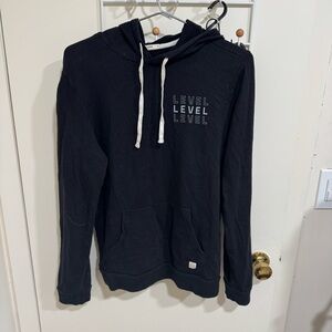 Marine Layer Black Hoodie Level for Men Small